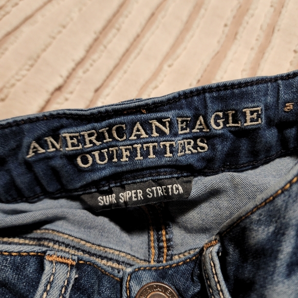 American Eagle jean shorts sz 00 - Picture 2 of 5